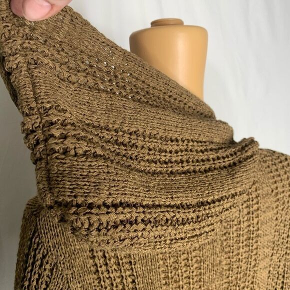 BCBGMAXAZRIA Hooded Pullover Sweater Ribbed Knit - Picture 7 of 7